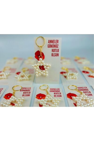Fikirzede Anneler Günü Özel Hediyelik Anahtarlık 4lü