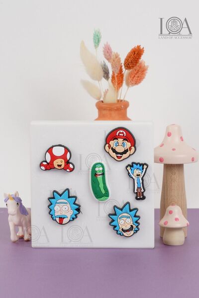 Crocs MARİO- Corcs Jibbitz- Terlik Süsü - Kaucuk - Suluk Süsü Telefon- Süsü, ...