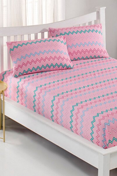 Enlora Home Pes Lastikli Çarşaf Seti Çift Kişilik Kokteyl Kombin