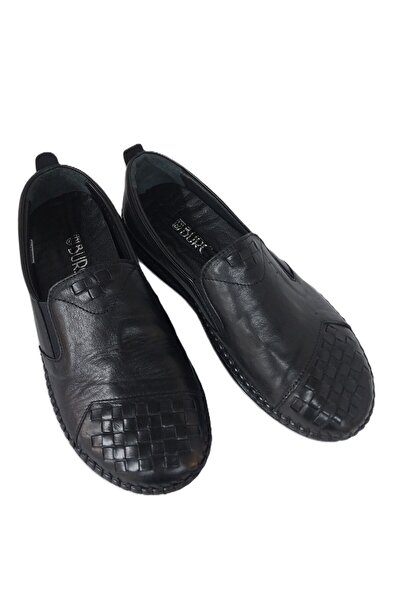 Mira Deri HAKİKİ DERİ TARAKLI AYAKLAR İÇİN İDEAL KAYMAZ TABAN SPOR KADIN BABET