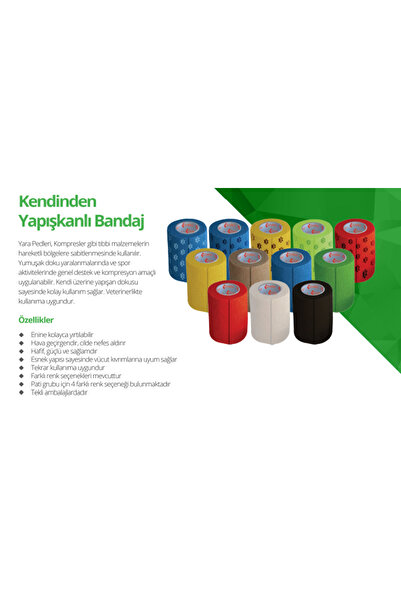 Genel Markalar Medikalcim  OctaCare Kendinden Yapışkanlı Bandaj Koban Bandaj ...