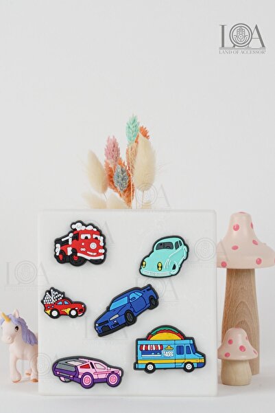 Crocs Corcs Jibbitz Terlik Süsü - Araba  - Kaucuk - Suluk Süsü - Telefon Süsü...