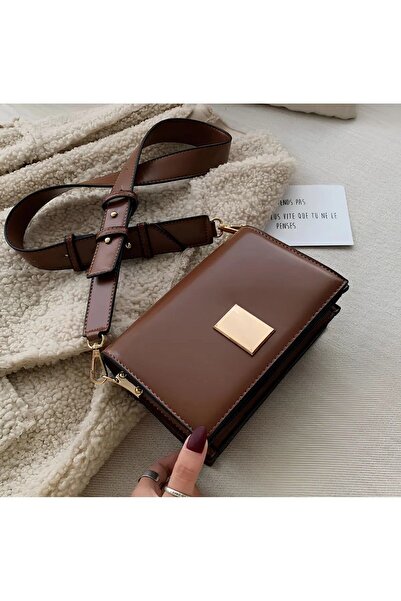 Lichi Marjniv Women's Basic Square Shaped Faux Leather Classic Crossbody Bag