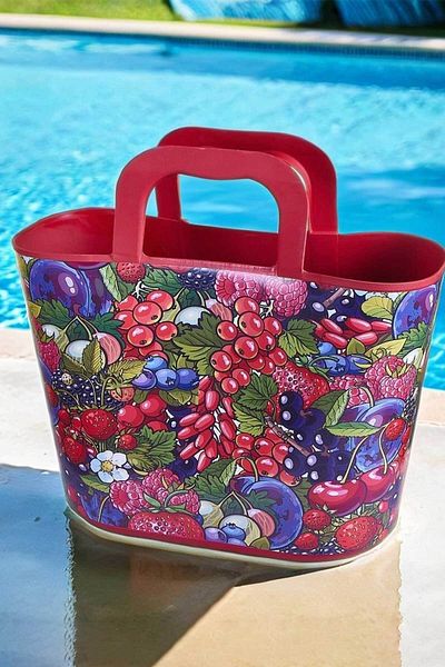 QUTU Berries Patterned Beach and Handbag - Hand Bag