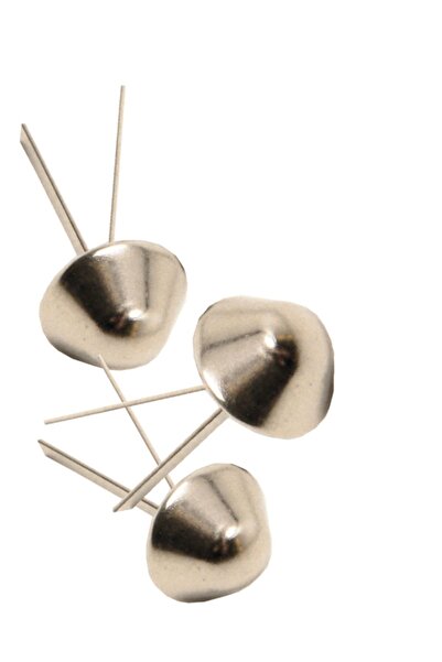 Klinkshop 4 Pieces Nickel Color Hand Knitting - for Bag Base Foot