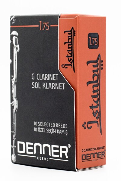 Denner Sol Klarnet Kamışı 1.75 Numara Istanbul Serisi. Sol Klarnet Için Özel ...