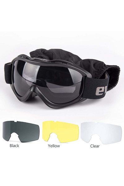 Evolite Black Ballistic Protector Goggle
