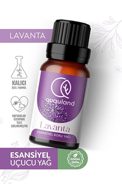 qoquland Lavanta Uçucu Yağ Buhurdanlık Esansı Oda Kokusu Esansiyel Yağ 10ml H...