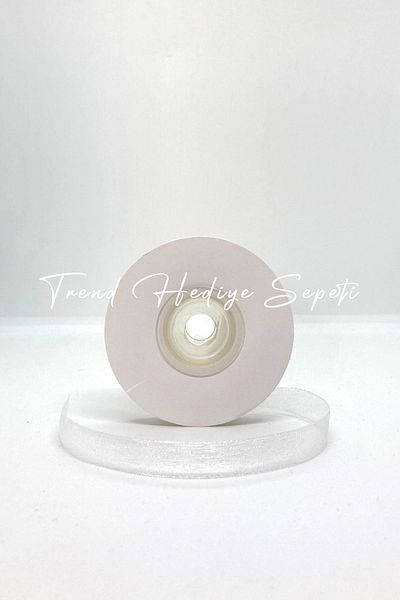 Trend Hediye Sepeti 22.5 Meters Transparent White Ribbon - Promise Engagement Gift, Wedding Candy and Dowry Chest