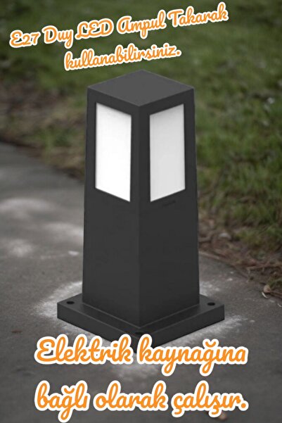 fullreyon 29 Cm E27 Duylu EYFEL Aplik, Bahçe Duvar, Yol, Çim Aydınlatma Armat...