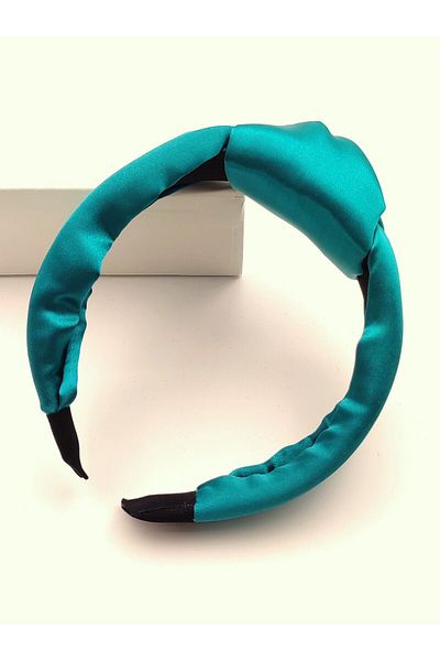 AXE SPORTSWEAR Satin Crown Headband - Women's, Crown with Knot Detail