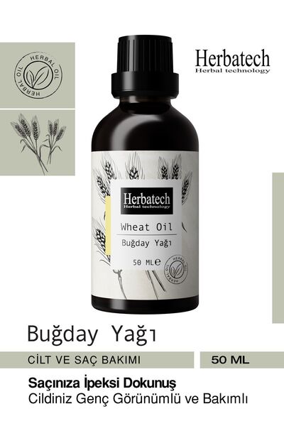 Herbatech Buğday Yağı 50ml Saç Bakımı Ve Cit Bakımı Etkili