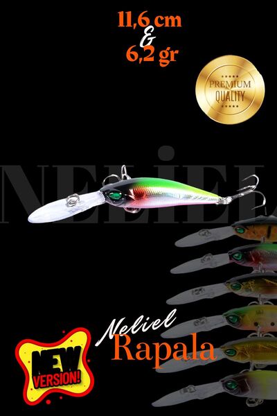 NELİEL 11,6 cm 6,2gr Minnow, Sahte Yem, Lures,rapala,suni Yem,spin, Maket ,le...