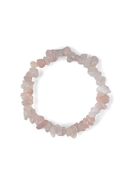 Zeynep Büyükbay Quartz Natural Stone - Broken Pink Bracelet