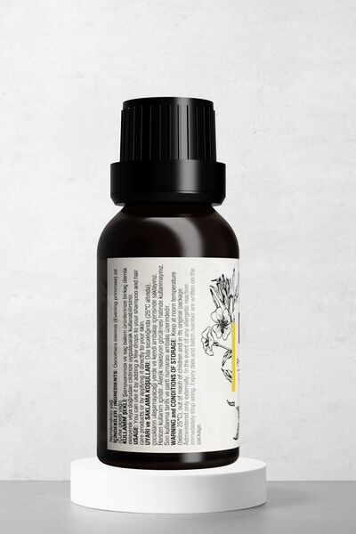 Herbatech Natural Evening Primrose Oil - Anti-Hair Loss, Anti-Dandruff, Repairing Care Oil 20 ml