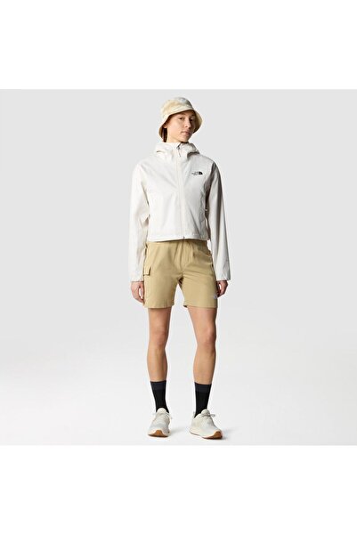 THE NORTH FACE Jachetă albă cu glugă pentru femei Quest - Cropped