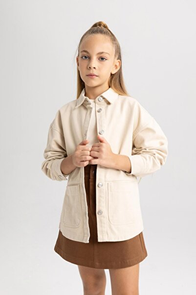 DeFacto Gabardine lány ing - hosszú ujjú B1913a823au