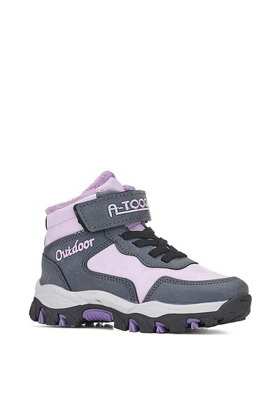 mackrock sports Children's Boots with Non-Slip Sole and Velcro - Cold Resistant