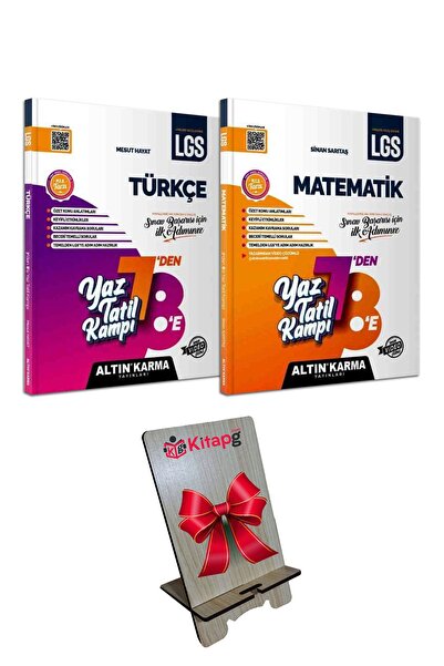 Altın Karma 2024 Hediyeli Türkçe ve Matematik Yaz Tatil Kampı LGS 7-8. Sınıf ...