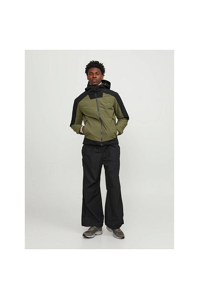Jack & Jones Jack&jones Axel Transitional Men's Khaki Hooded Coat