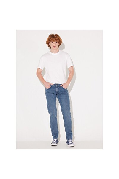 Lee Daren Zip Fly Regular Straight Erkek Mavi Jean