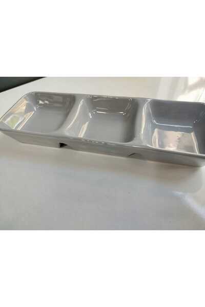 kurt41 2 Pieces 3 Compartment Boat Plate 26 cm