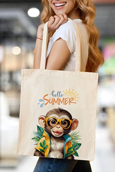 GIFTALI Hello Summer Themed Cloth Bag
