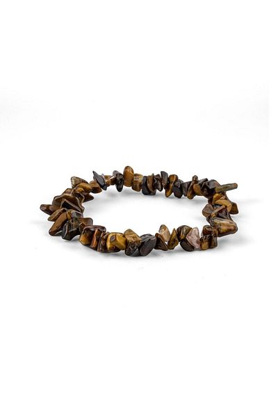 Zeynep Büyükbay Natural Stone Broken Tiger Eye Bracelet