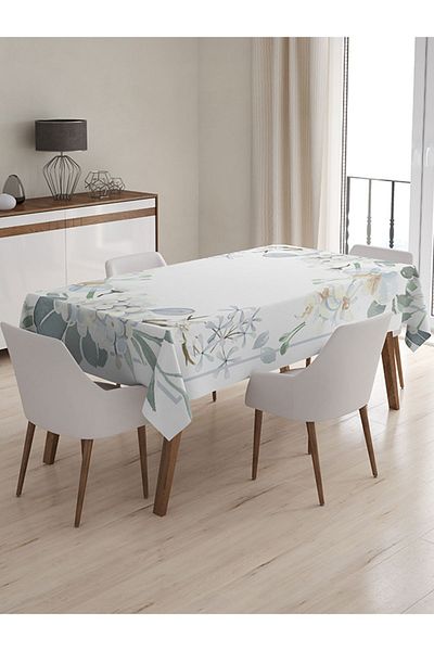 Viadela Practical Flower Patterned Tablecloth Suitable for Daily Use