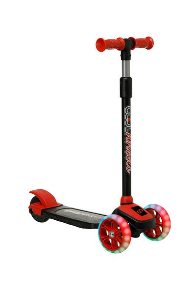 Furkan Toys Cool Wheels 3 Wheel Height Adjustable Twist Scooter with Led Lights