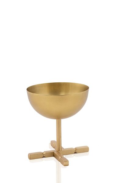 LUKREA Brass Handmade Stone Snack Bowl / Presentation Dublin