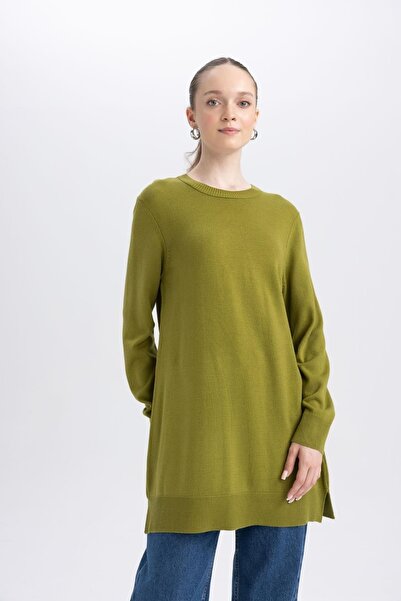 DeFacto Regular Fit Bisiklet Yaka Tunik H3431az23wn
