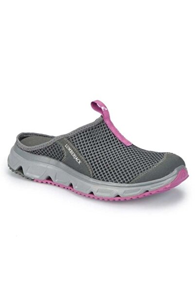 lumberjack Castello Wmn 4FX - Γκρι/Μωβ Γυναικείες Παντόφλες Καθημερινής Χρήσης