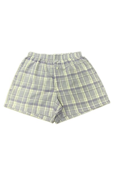 BICCA Premium Comfort Series Ανδρικά Μπόξερ Καρό Βαμβακερά Εσώρουχα Πακέτο 3 - Μπλε ριγέ