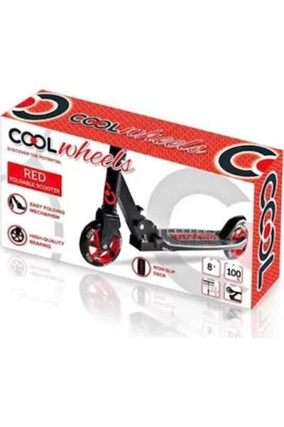 Cool Wheels 8 Years Old Red Scooter - Folding Top