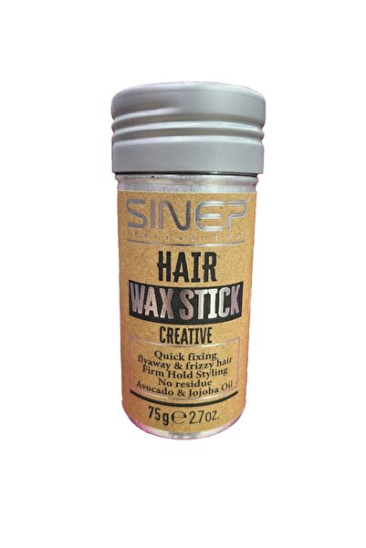 Sinep Hair Wax Avokado Yağlı,Bal Mumu ve Jojoba Yağı ile Stick 75gr - Saç Sab...