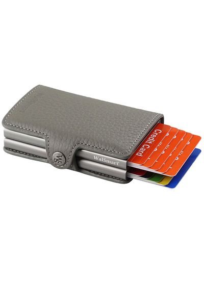 WalSmart Twin Floter Leather Wallet with Smart Mechanism
