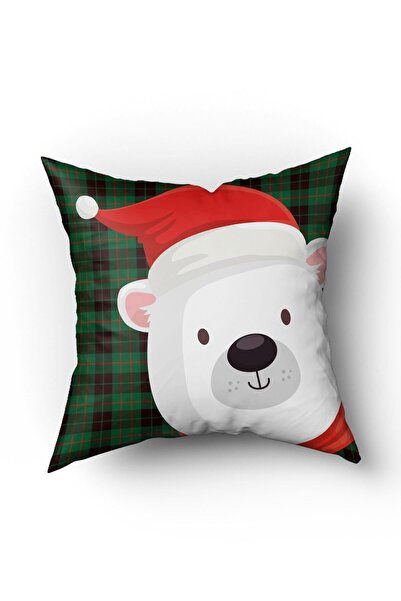 Evmila Medved sa novogodišnjoj tematikom Sa deznom Somot Navlaka za jastuk