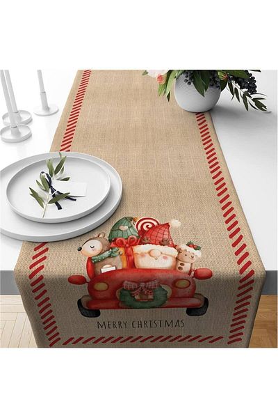 Evmila Anul Nou Special Car Pattern Runner