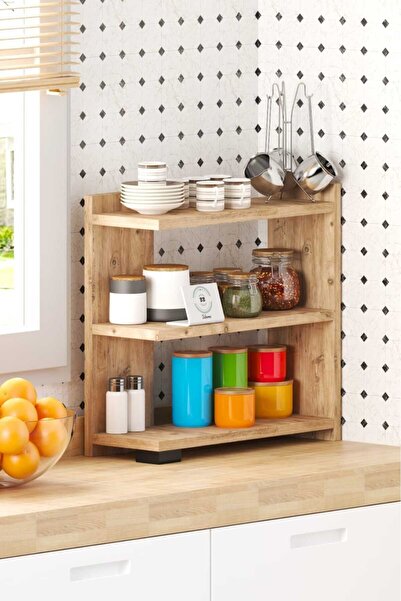 Cosargroup Mutfak Rafı Masaüstü Düzenleyici Organizer Banyo Rafı Çok Amaçlı D...