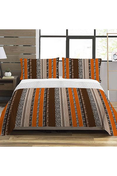 Evmila Modern Pattern Double Printed Pique (200x220 Cm) Colorful
