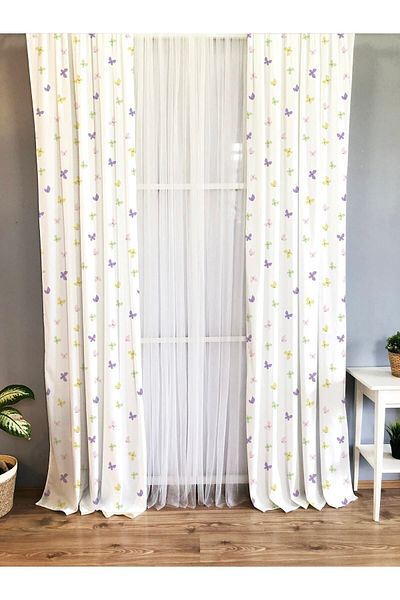 Evmila Printed Children's Room Background Curtain