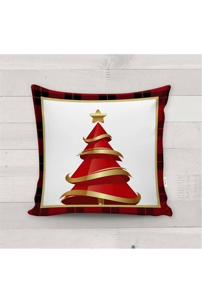 Evmila Novogodišnje specijalno drvo Sa deznom Somot Navlaka za jastuk