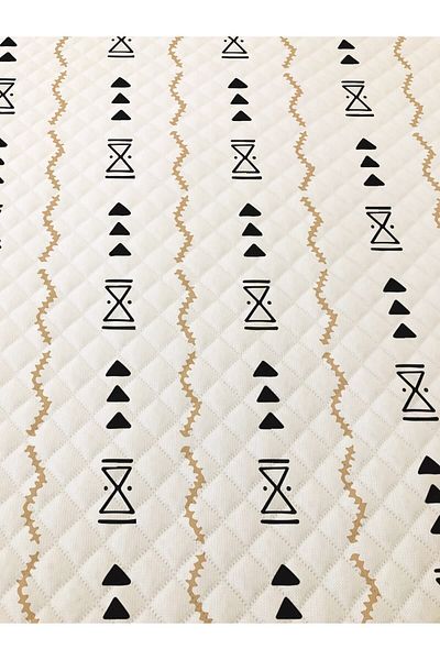Evmila Modern Pattern Double Printed Pique (200x220 Cm) Colorful