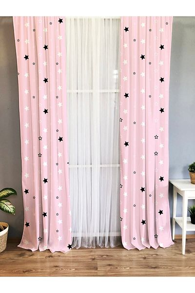 Evmila Printed Children's Room Background Curtain