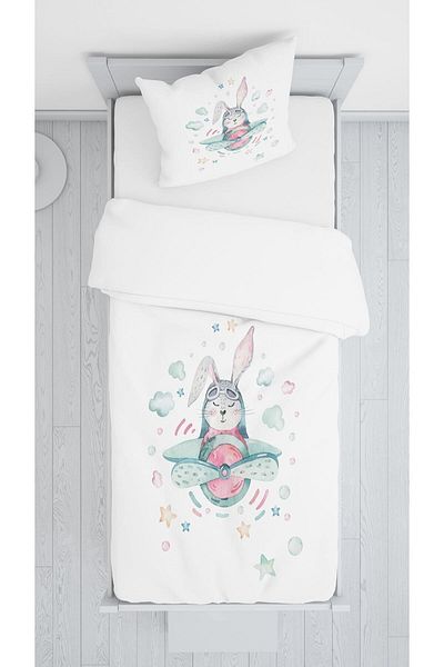 Evmila Digital Printing Flying Rabbit Cover Pillow Set 1302