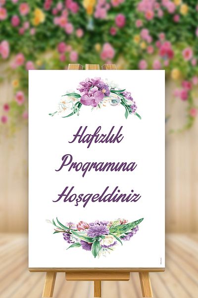 Yogi Tasarım Şovale Welcome Board