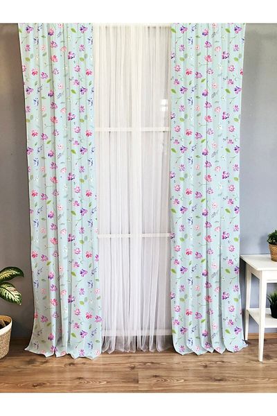 Evmila Printed Children's Room Background Curtain