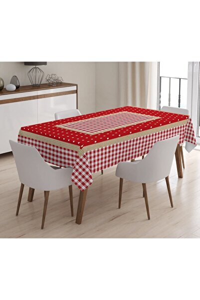 Evmila Novogodišnji specijal Karirano Sa deznom Somot Stolnjak