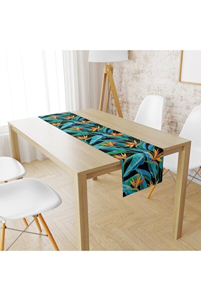 Lolla Evmila Green Branches Pattern Runner Llrn 162